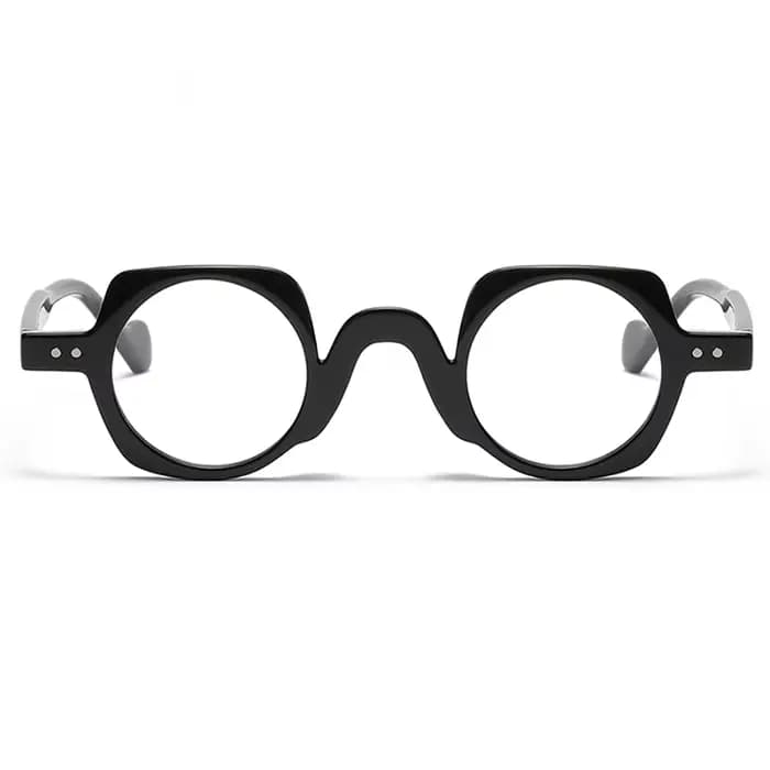 JNPCXI nouveauté rétro rond Punk lunettes pour hommes lentille claire mode