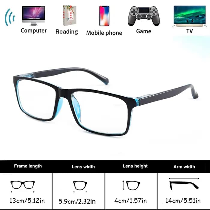 Lunettes de Lecture Classiques Bloquant la Lumière Bleue