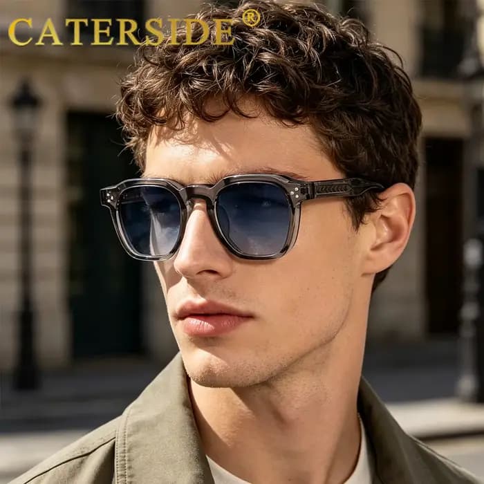 Lunettes de soleil rétro punk CATERSIDE pour hommes