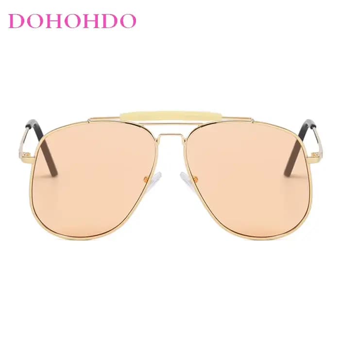 DOHOHDO Nouvelles Lunettes de Soleil Pilote Classiques Femme Homme