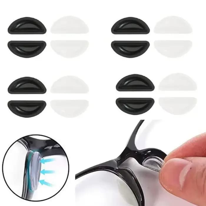20 paire/ensemble D forme bâton sur Supports nasaux Invisible anti-dérapant lunettes plaquettes nasales accessoires