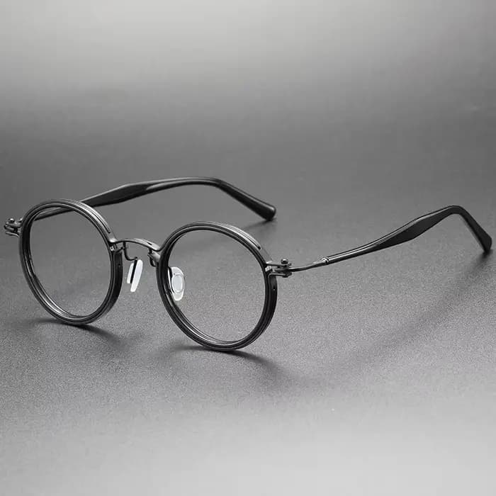 Lunettes rondes de luxe pour hommes et femmes