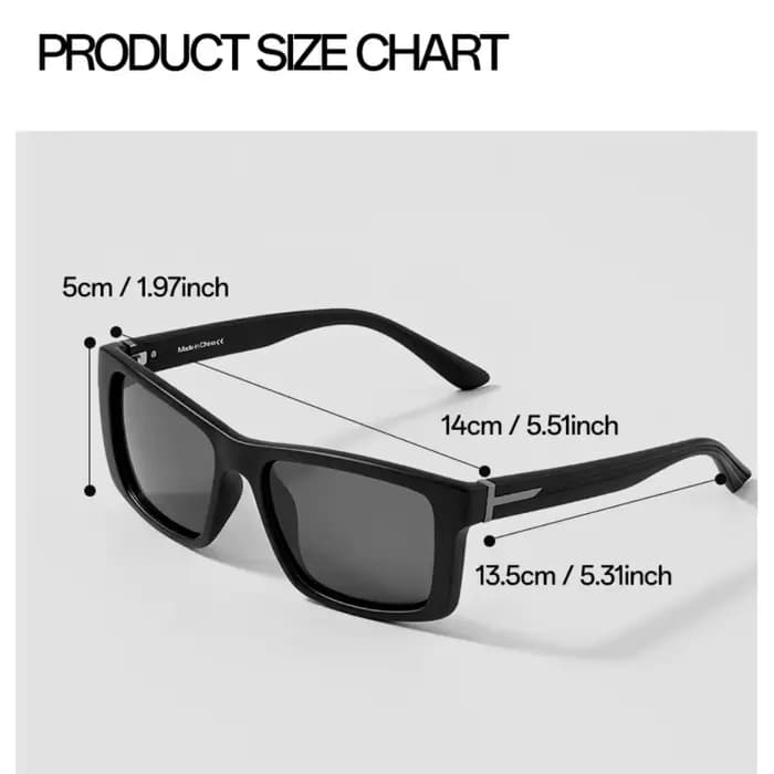 Lunettes de soleil polarisées Kapvoe Fashion pour hommes