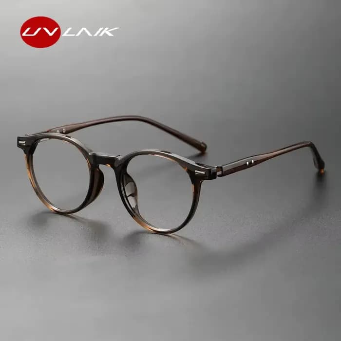 Lunettes rondes Anti-lumière bleue pour femmes et hommes