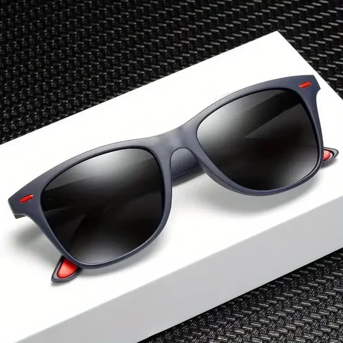 Lunettes de soleil de sport à monture carrée pour hommes et femmes pour la conduite en plein air
