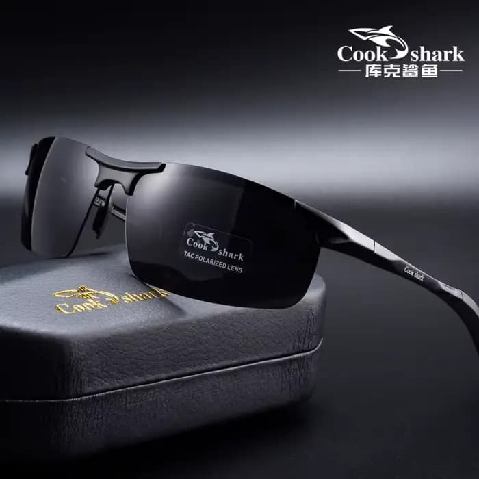 Cook Shark – lunettes de soleil en aluminium et magnésium pour hommes