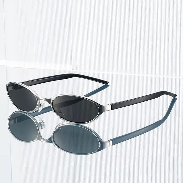 SHAUNA Nouvelles lunettes de soleil ovales de petite taille pour femmes UV400