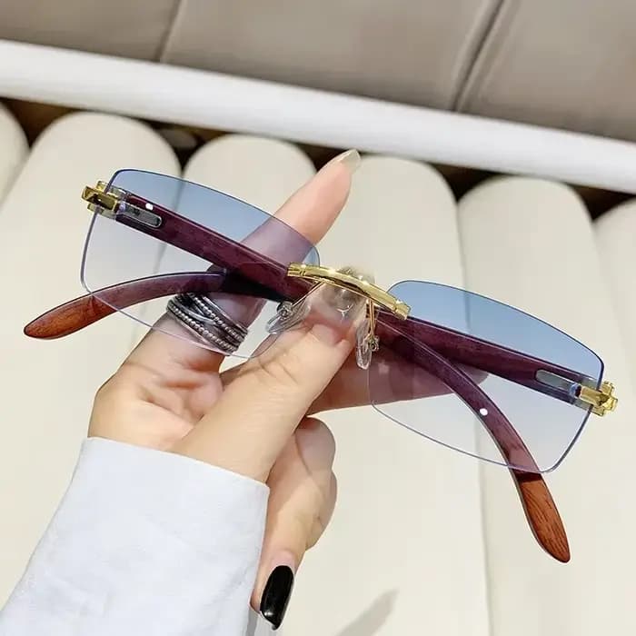 Lunettes de soleil carrées à petit cadre pour hommes et femmes