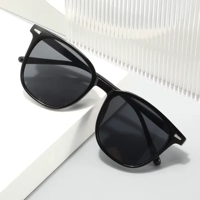 Lunettes de soleil carrées vintage pour femmes et hommes