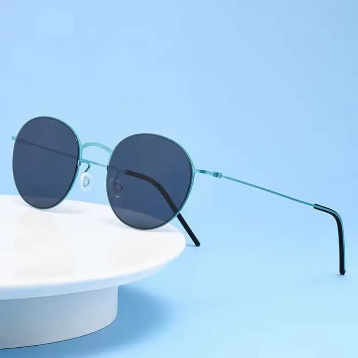 Lunettes de soleil rondes rétro faites à la main pour femmes
