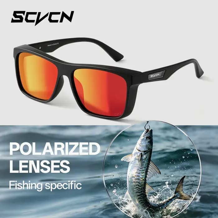 Lunettes de soleil polarisées SCVCN pour la pêche