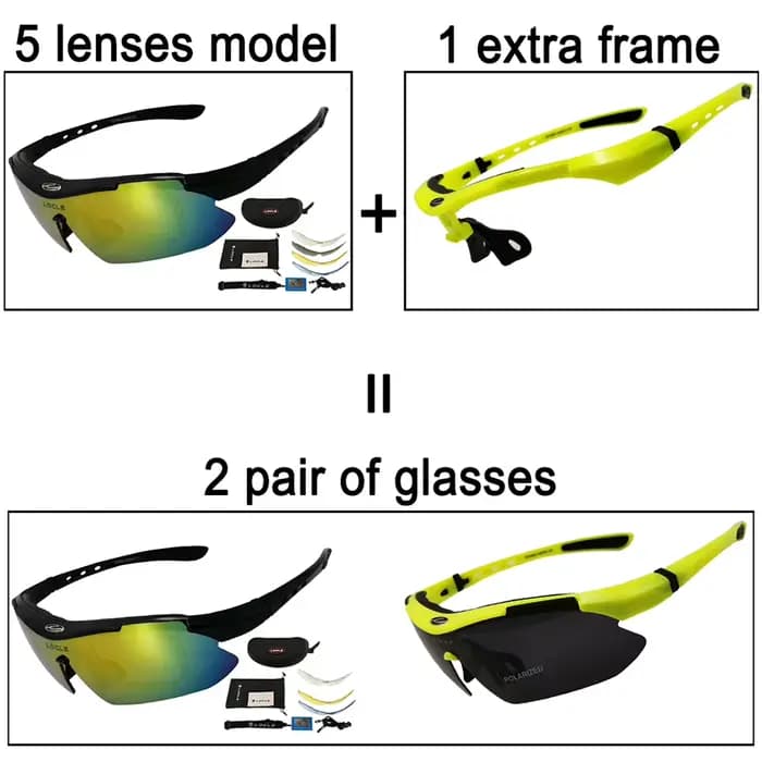LOCLE lunettes de cyclisme UV400