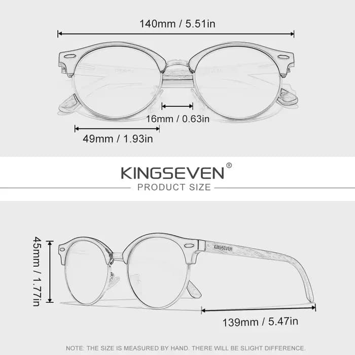Lunettes de soleil vintage en bois de noyer noir pour femmes et hommes