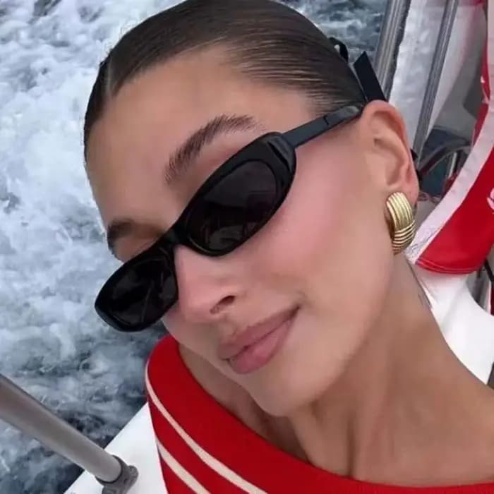 Petites lunettes de soleil carrées vintage pour femmes