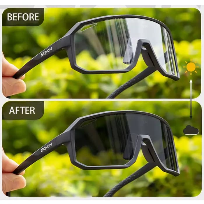 Lunettes de soleil photochromiques UV400 pour hommes et femmes