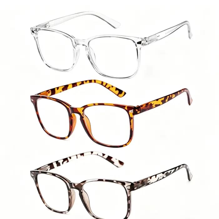 1/2/3 paires de lunettes de lecture VOPHA à mise au point automatique pour hommes et femmes - Lunettes multifocales bloquant la lumière bleue, monture en résine