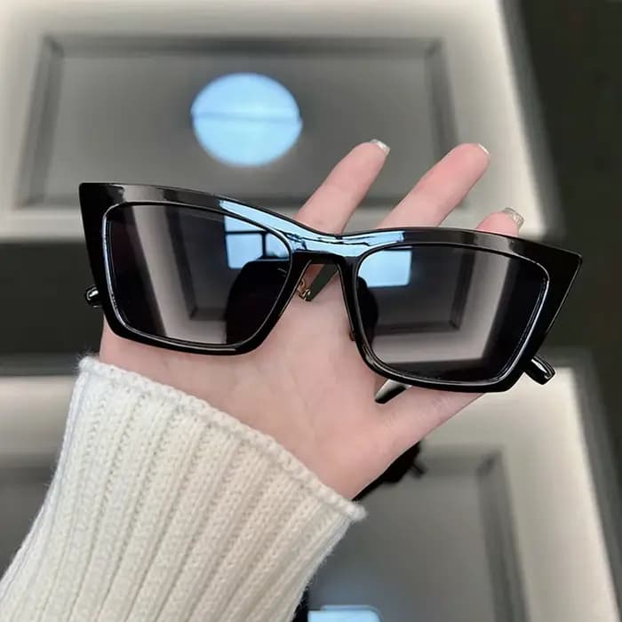 Mode oeil De chat rétro lunettes De soleil femmes hommes marque Vintage