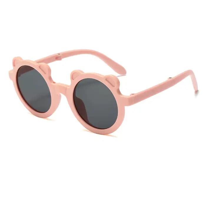 Mignon petit ours pliant enfants lunettes de soleil garçons filles Protection solaire