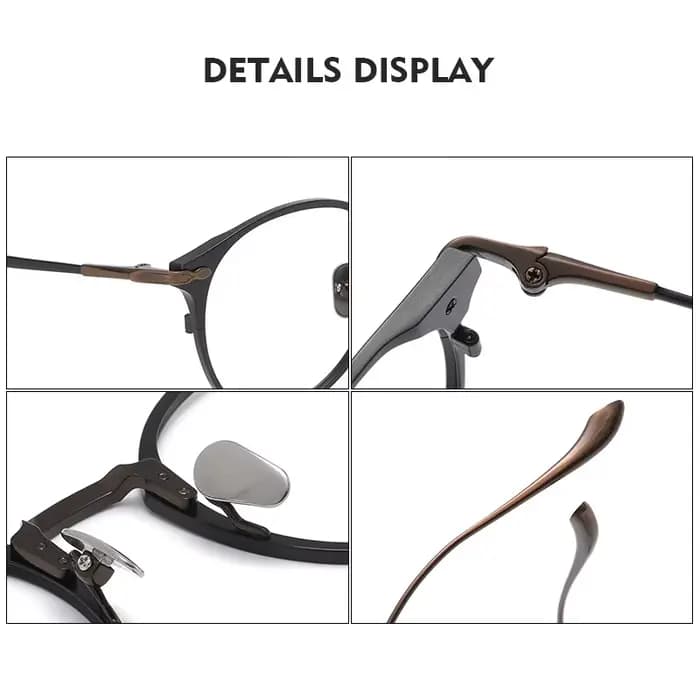 Montures de lunettes de marque de luxe en titane et acétate, lunettes rétro ovales vintage pour hommes et femmes, monture de lunettes de qualité supérieure