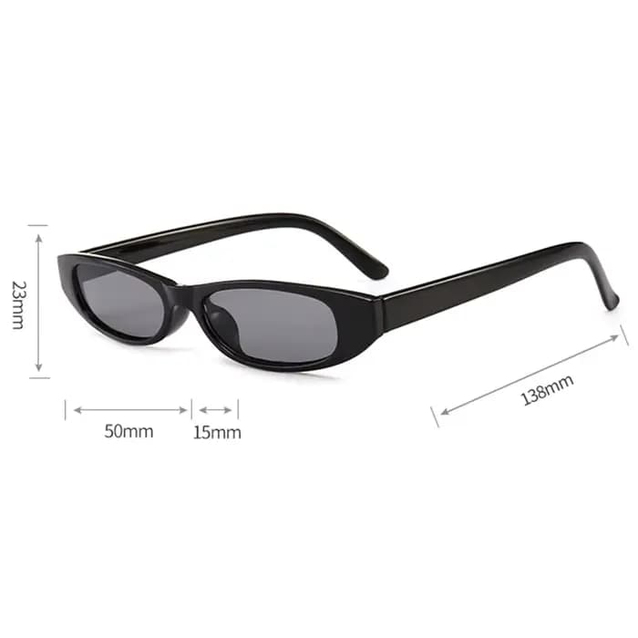 Lunettes de soleil œil de chat mignonnes à petite monture pour femmes