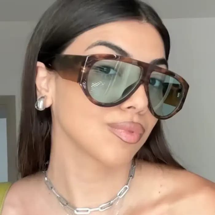 Lunettes de soleil tendance pour femmes européennes et américaines