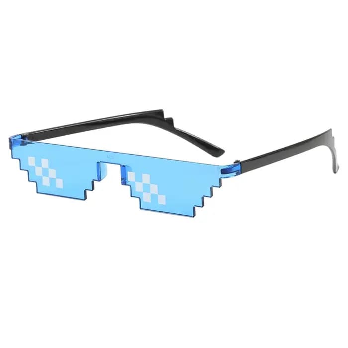 Lunettes de soleil Pixel Mosaic pour hommes et femmes
