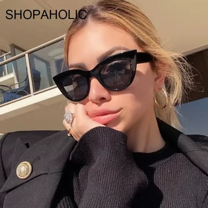 Vintage lunettes De soleil œil De chat femme marque concepteur rétro