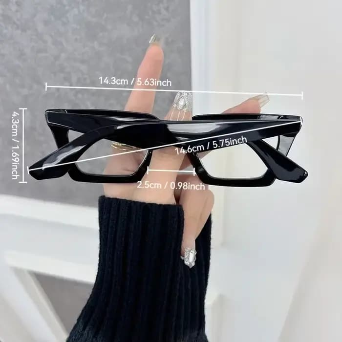 Montures de lunettes carrées élégantes pour femmes et hommes