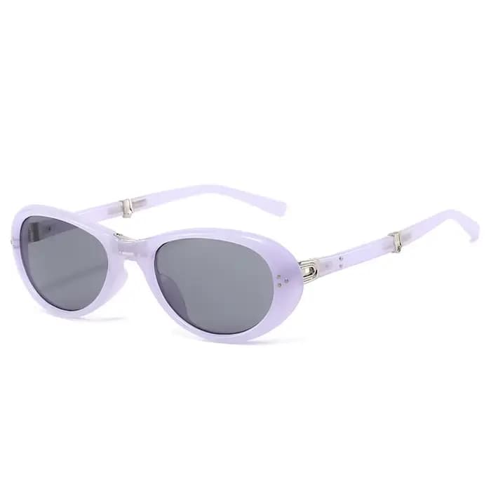 Lunettes de soleil ovales de styliste pour femmes et hommes