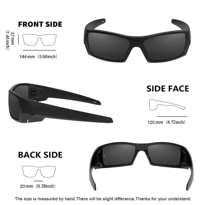 Prévention Jcorde I-Lunettes de soleil Z87 ultra-légères pour homme, accessoire de protection UV400, taille média, extra large, pour grandes têtes larges, TR90, 8228