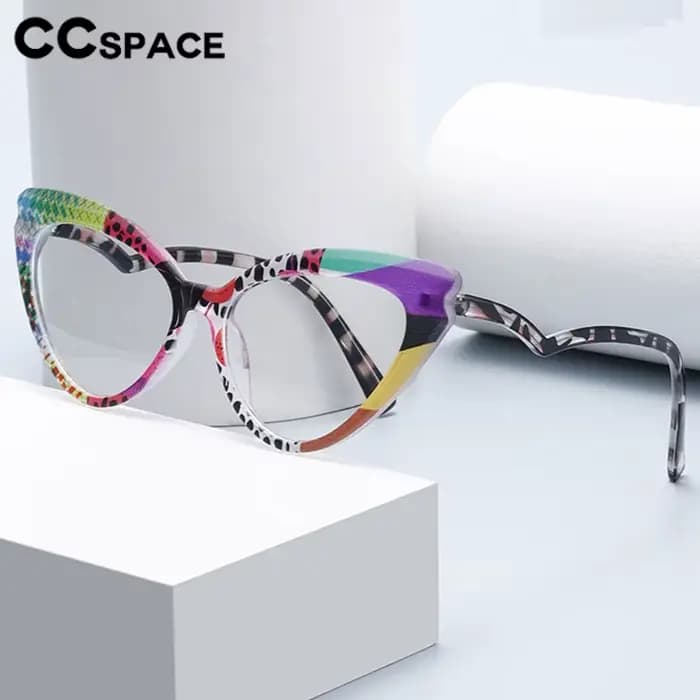 Lunettes œil de chat colorées pour femmes