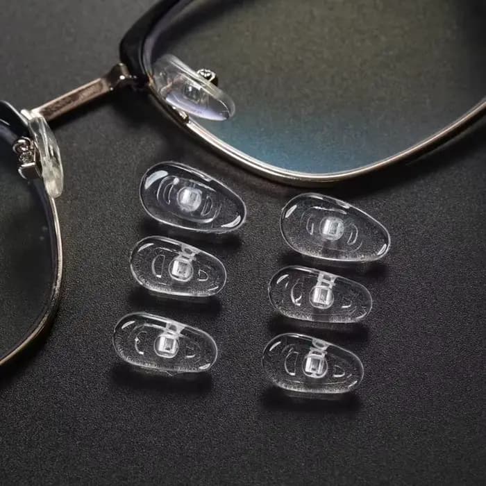 5-30 paires de coussinets de nez en silicone pour lunettes