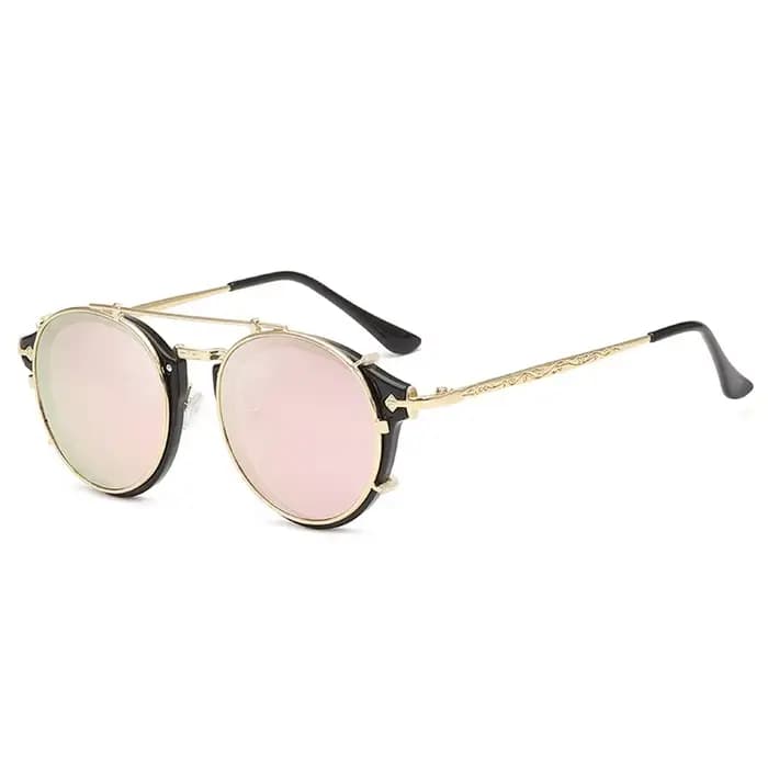 Lunettes de soleil rondes vintage pour hommes et femmes