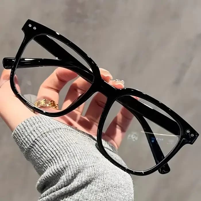 Lunettes bloquant la lumière bleue à monture carrée unisexe