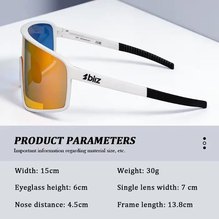 B BLIZ Nouvelles lunettes de soleil polarisées à 3 verres UV400 pour le cyclisme