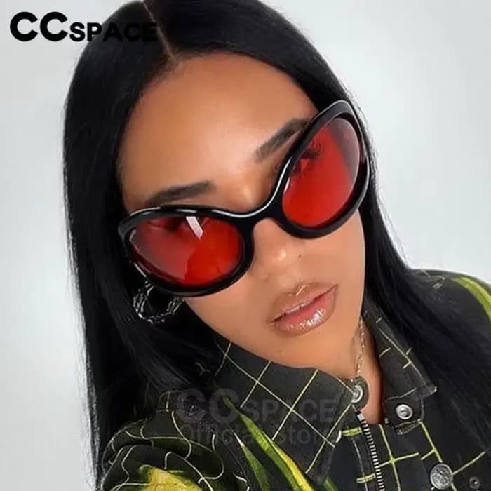 Lunettes de soleil rondes en forme d'œuf pour femmes et hommes