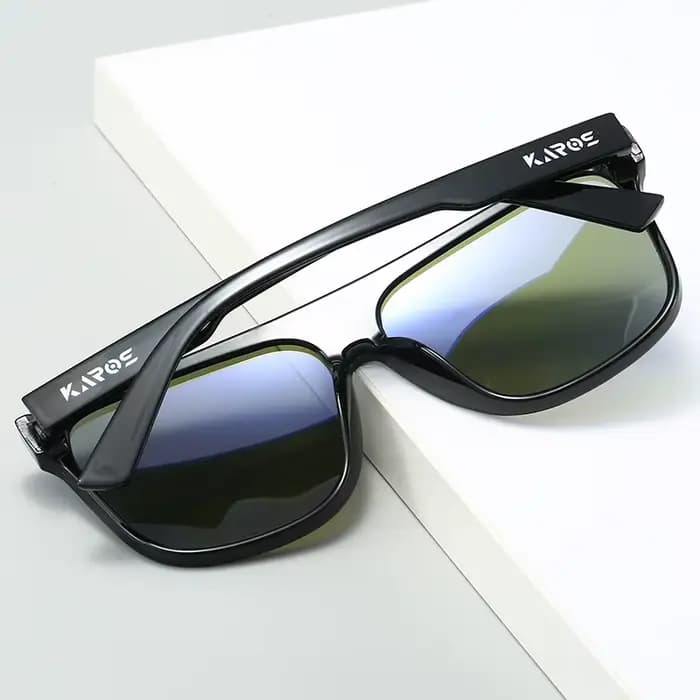 KAROS surdimensionné mode lunettes de soleil polarisées hommes femmes en plein air grand cadre