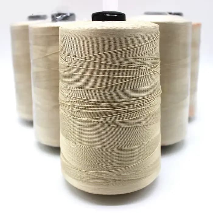 Rouleau de fils à coudre en fibre de verre de classe E, 900 mètres/rouleau, ligne de fibre de verre ignifuge et résistante à la chaleur à 600 degrés, 200 g/pièce