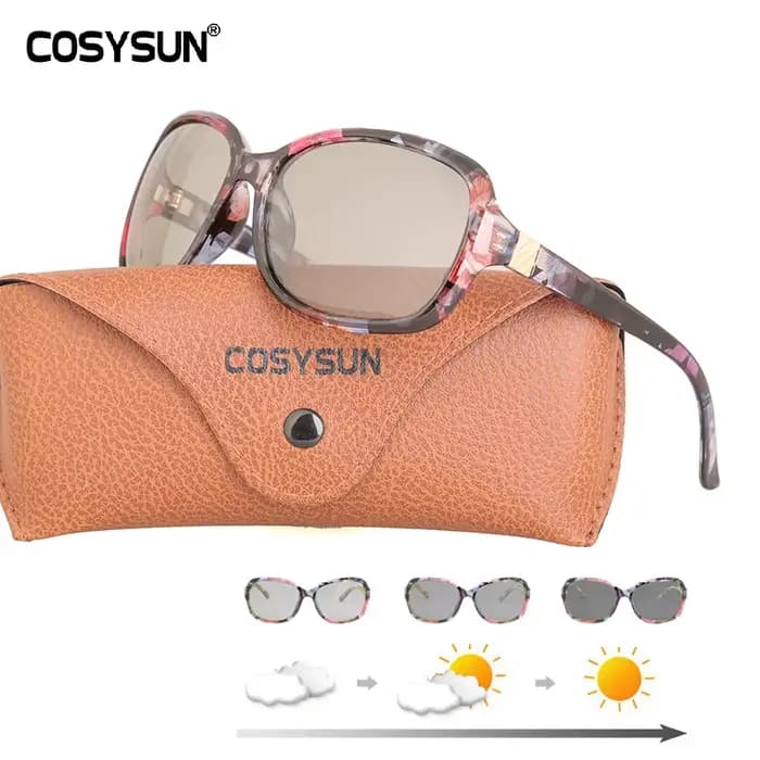 Lunettes de soleil photochromiques de luxe pour femmes