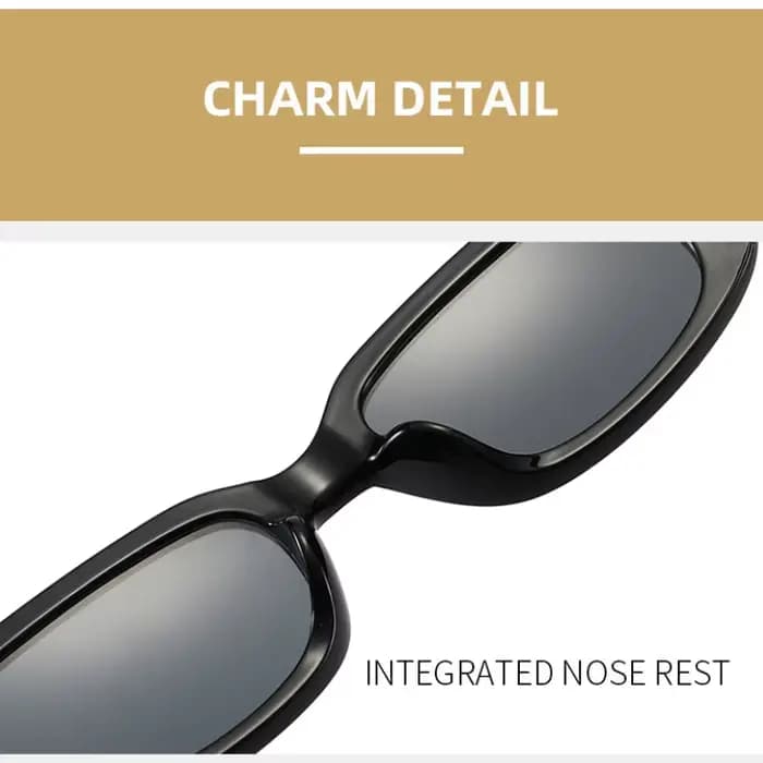 Petites lunettes de soleil carrées pour femmes