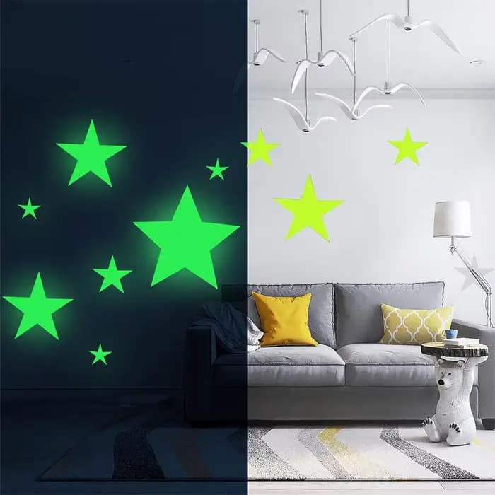 Feuille de Film lumineux en vinyle auto-adhésif qui brille dans la nuit, pour couper l'artisanat, bricolage, tasse murale en verre néon, autocollant de décoration de la maison