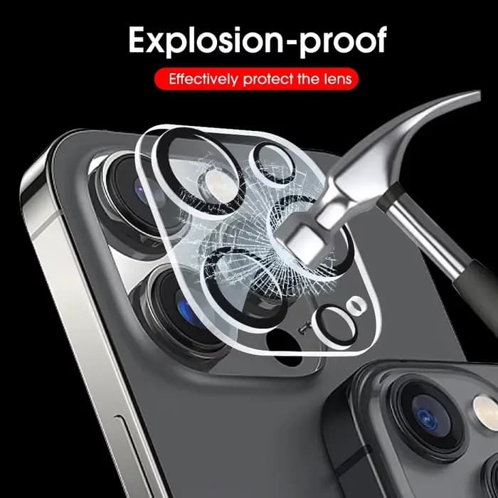 Caméra arrière HD en verre trempé, pour iPhone 13Mini 13 14 15 16 17 Pro Max, protecteur d'écran, Film en verre anti-rayures, 4/1 pièces