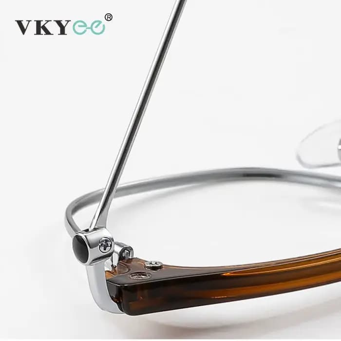VICKY mode Vintage sarcelle pur titane lunettes hommes et femmes ordinateur bleu blocage myopie personnalisable Prescription D8060