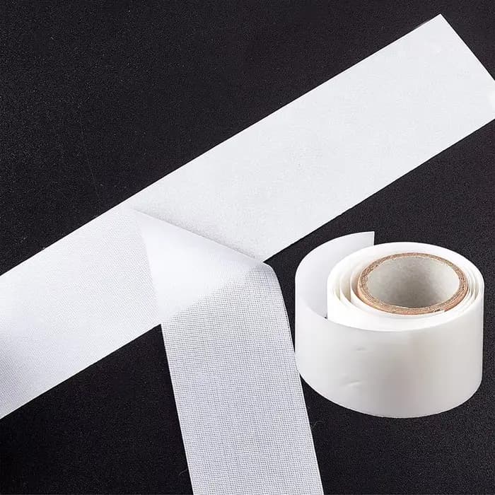 1 rouleau de réparation d'ongles en fibre de verre, enveloppe en soie auto-adhésive, forte protection, renforce l'extension, autocollant blanc pour outils de manucure cassés
