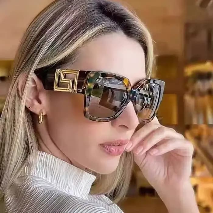 Lunettes de soleil carrées surdimensionnées pour femmes