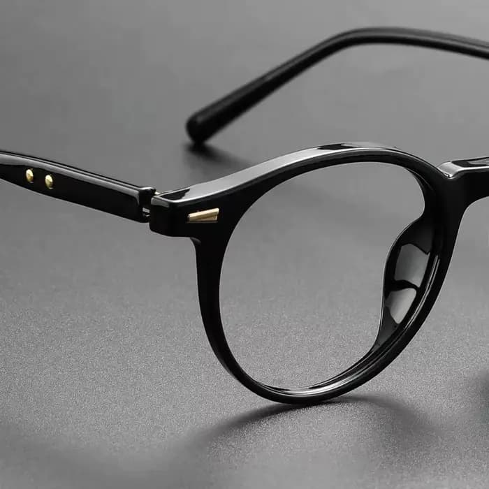 Lunettes rondes Anti-lumière bleue pour femmes et hommes