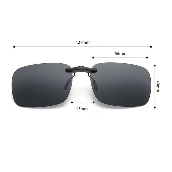 Lunettes de soleil polarisées sans monture pour hommes et femmes
