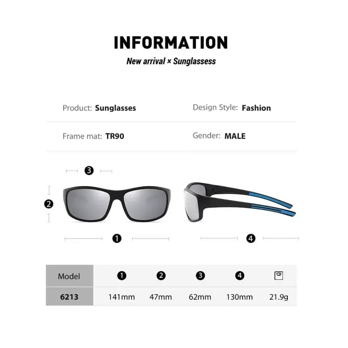 DML – lunettes de soleil polarisées en matériau Ultra léger pour hommes et femmes