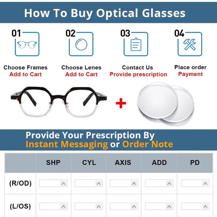 Lunettes optiques en acétate de léopard polygone pour hommes et femmes