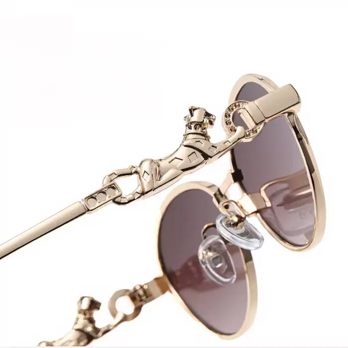 Lunettes de soleil ovales de marque pour femme